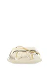 Themoirè Gold Vegan Leather Emera Pineapple Shoulder Bag In Gold