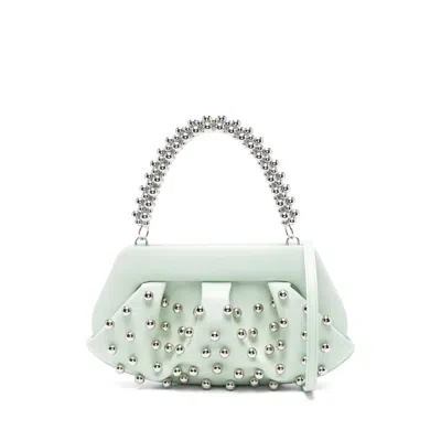 Themoirè Green Tote Bags