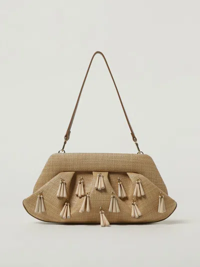 Themoirè Handbag  Woman Color Beige