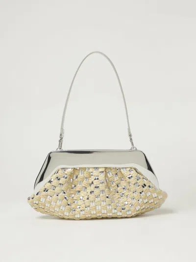 Themoirè Handbag  Woman Color Silver