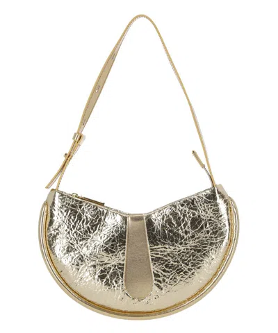 Themoirè Hobo Bag In Gold