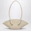 Themoirè Ivory Olympia Bag In Woven Eco-leather