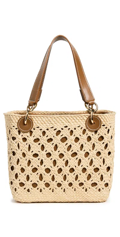 Themoirè Kobo Open Straw Bag Natural