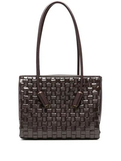 Themoirè Leila Shoulder Bag In Brown