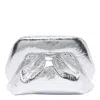 Themoirè Gea Pineapple Cross Body Bag In Silver