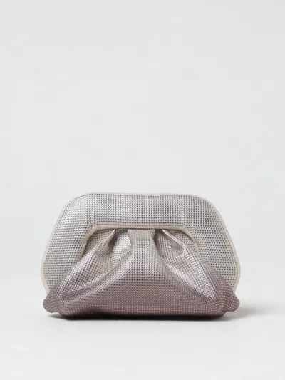 Themoirè Mini Bag  Woman Color Silver