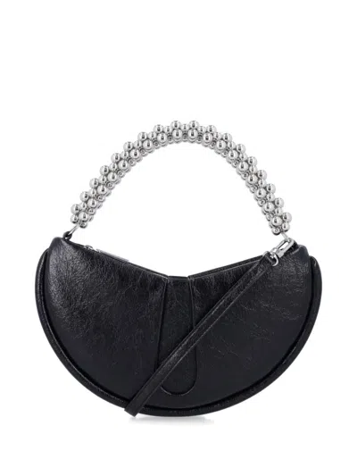 Themoirè Mini Ebe Bag In Black