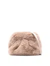Themoirè Mini Gea Fur Bag In Beige