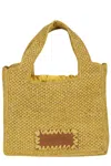 Themoirè Morea Small Raffia Bag