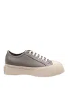 Themoirè Pablo Sneakers In Gray Nappa Leather In Grey