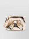 Themoirè Pineapple Cross Body Bag With Pleat Detailing