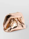 Themoirè Pineapple Fabric Clutch Bag In Neutral
