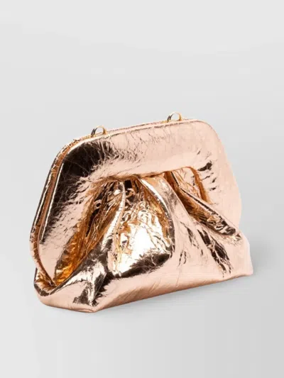 Themoirè Pineapple Fabric Clutch Bag In Neutral