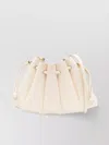 Themoirè Pleated Shoulder Bag Adjustable Strap