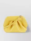 Themoirè Pleated Gathered Clutch Wrist Strap