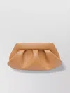 Themoirè Rectangular Shape Cross-body Bag With Pleated Design