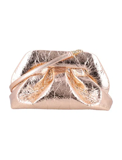 Themoirè Rose Gold Gea Clutch