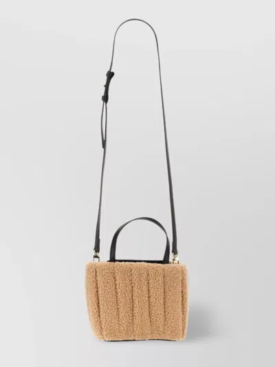 Themoirè Shearling Texture Tote Bag