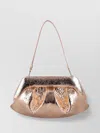 Themoirè Shiny Texture Top Handle Bag