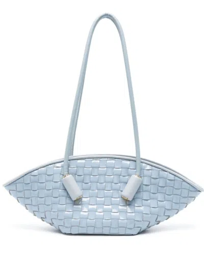 Themoirè Shoulder Bag Olimpia Naples In Blu