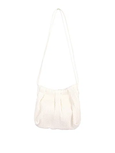 Themoirè Shoulder Bag Thetis In White
