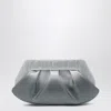 Themoirè Silver/black Clutch With Rhinestones In Metal
