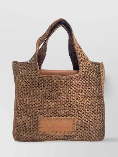 Themoirè Small Morea Raffia Tote Bag