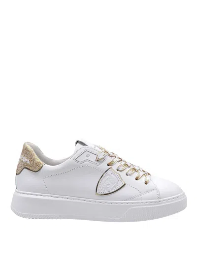 Themoirè Zapatillas - Blanco In White