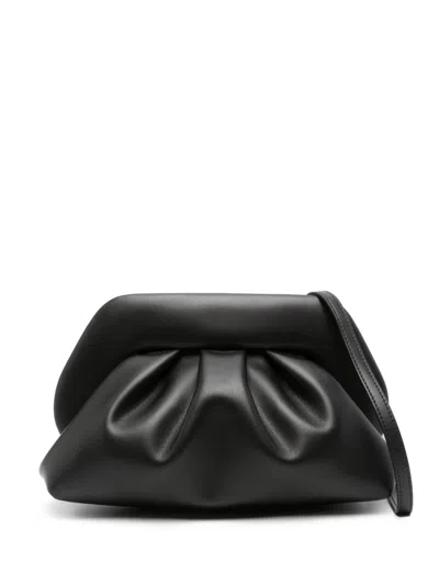 Themoirè Tia Clutch Bag In Black