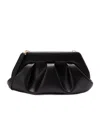 Themoirè Tia Clutch Bag In Black