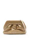 Themoirè Gea Strass Clutch Bag In Gold