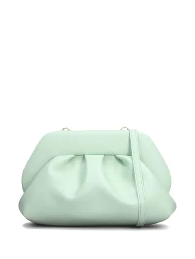 Themoirè Tia Clutch Bag In Green
