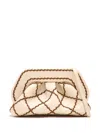 Themoirè Tia Clutch Bag In Neutrals
