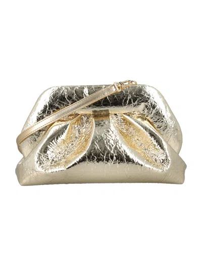 Themoirè Tia Clutch Pineapple Leather In Gold