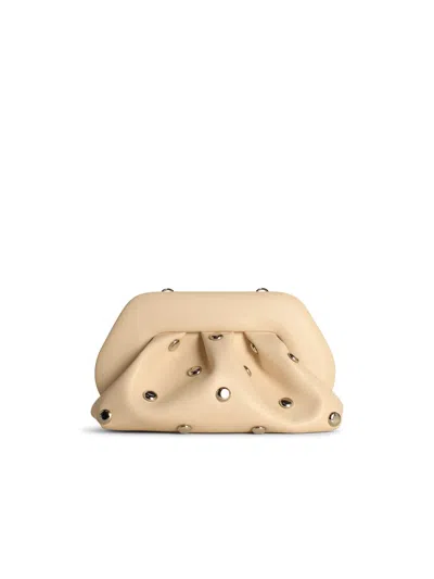 Themoirè Tia Cream Vegan Leather Bag