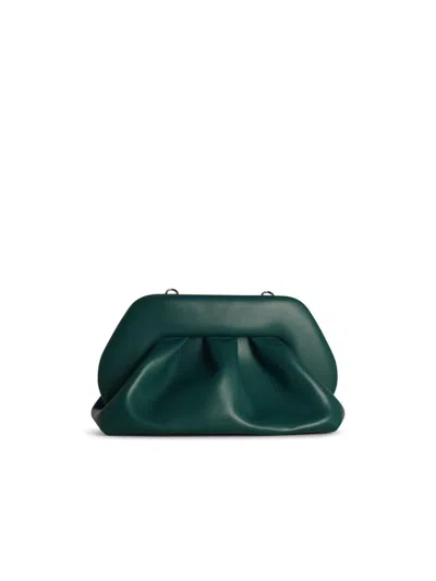 Themoirè 'tia' Hunter Green Vegan Leather Bag