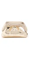 Themoirè Tia Pineapple Clutch Tia Pineapple Gold In Tia Pineapple Gold