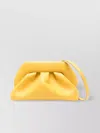 Themoirè Tia Pleated Rectangular Clutch Bag With Top Handle