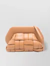 Themoirè Tia Rectangular Weaved Vegan Leather Clutch