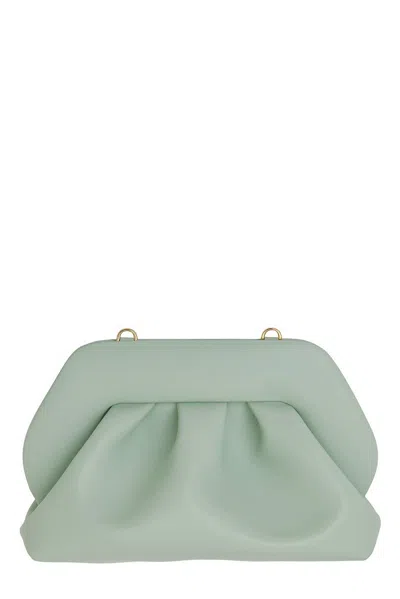 Themoirè Tia Strapped Clutch Bag In Glacier