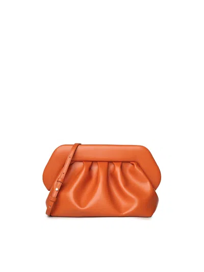Themoirè Tia Vegan Clutch In Orange