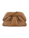 Themoirè Tia Vegan Fabric Clutch In Caramel
