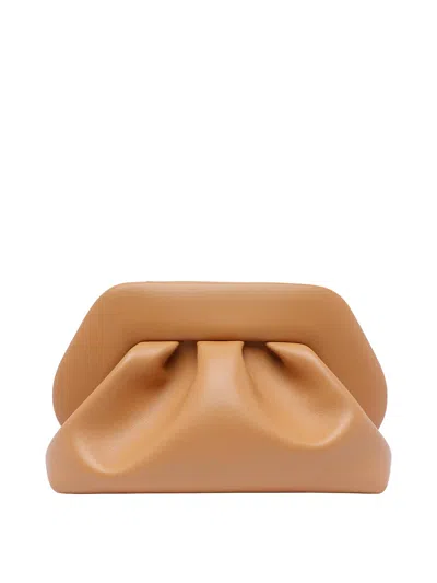 Themoirè Tia Vegan Fabric Handbag In Beige