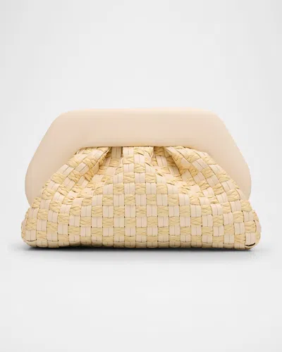 Themoirè Tia Woven Vegan Fabric Clutch Bag