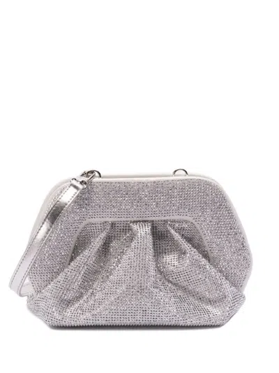THEMOIRÈ GEA STRASS BAG,TMFW24GSX18 SILVER