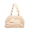 Themoirè Canvas Clutch Bag Shell Color In Nude