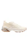Themoirè Trainer Sneakers In Woven Fabric In White