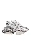 Themoirè Unicorn Wave Sneakers In Black