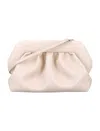 Themoirè White Bios Clutch In White