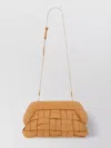 Themoirè Woven "bios" Clutch Adjustable Strap